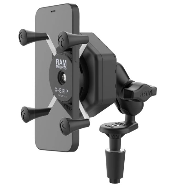 s 防振XグリップS＆フォークステムベースセット ショートアーム 1インチボール 汎用