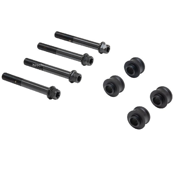 ブレンボ オフセットカラーマウントボルトセット フランジ六角 ブラック φ290(ノーマル)