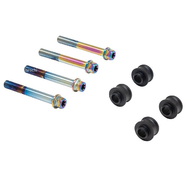 ブレンボ オフセットカラーマウントボルトセット フランジ六角 チタン色 φ290(ノーマル)