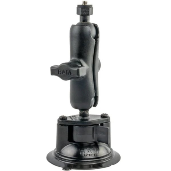 Insta360マウント＆ツイストサクションベースセット(標準アーム)  1インチボール  黒