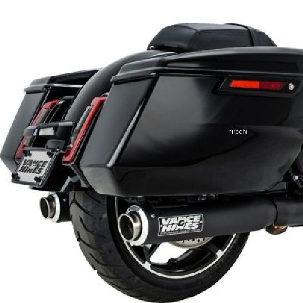 Supersport スリップオン ブラック マフラー ハーレー M8 ツーリング