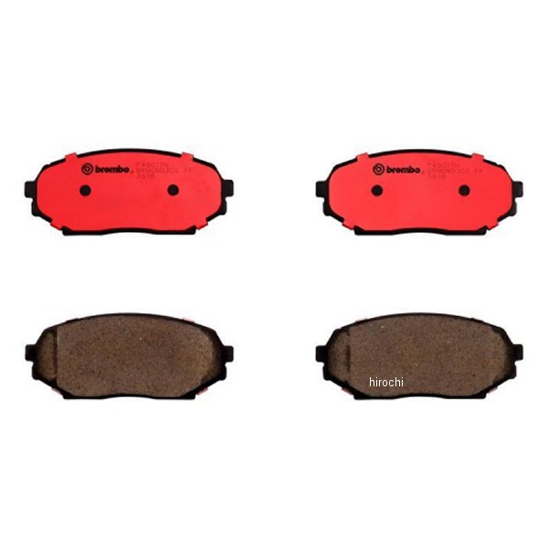 P49 017N ブレンボ4輪 プライムセラミックブレーキパッド フロント左右セット ロードスター NA6