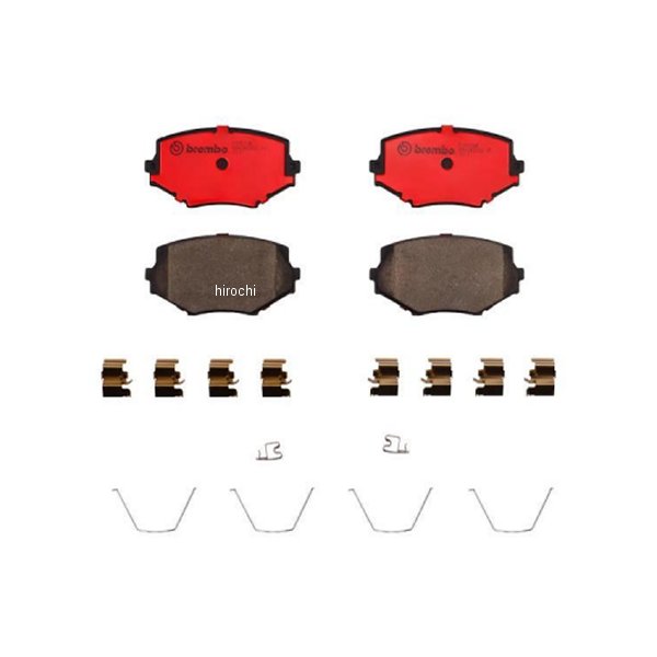 P49 020N ブレンボ4輪 プライムセラミックブレーキパッド フロント左右セット ロードスター NA8、NB6、NB8