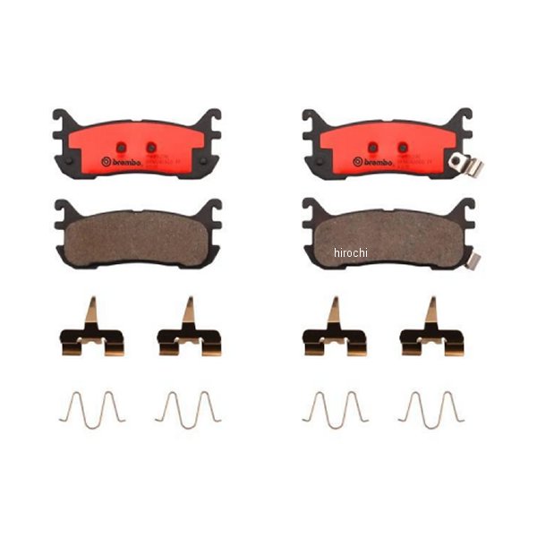 P49 021N ブレンボ4輪 プライムセラミックブレーキパッド リア左右セット ロードスター NA8、NB6、NB8