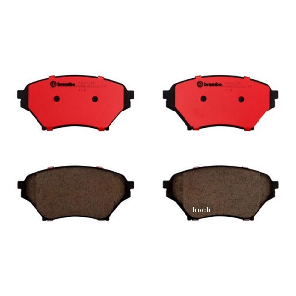 P49 029N ブレンボ4輪 プライムセラミックブレーキパッド フロント左右セット ロードスター NB6