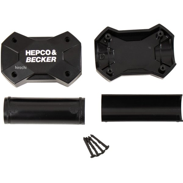 ヘプコアンドベッカー スライドパッド 左右セット 同社製エンジン/タンクガード用 黒