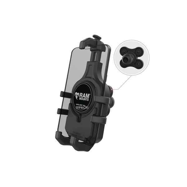 クイックグリッププロ クレイドルホルダー M 防振ダンパーボール付 1インチボール Vibe-Safe