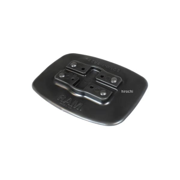 貼付ベース 粘着面177.8x136.5mm ボール無 ブラック Bond-A-Base