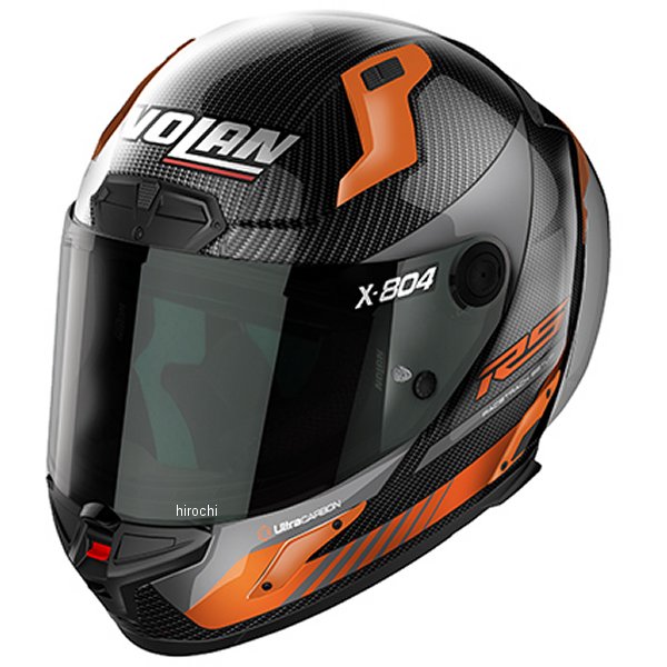 ノーラン NOLAN フルフェイスヘルメット X-804RS ULTRA CARBON STONER HOTLAP ORANGE/14 Mサイズ