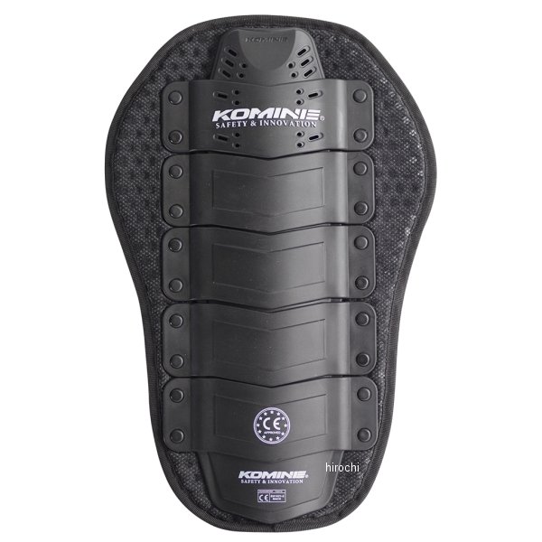SK-802 KOMINE CEバックインナープロテクター デラックス 黒 Lサイズ