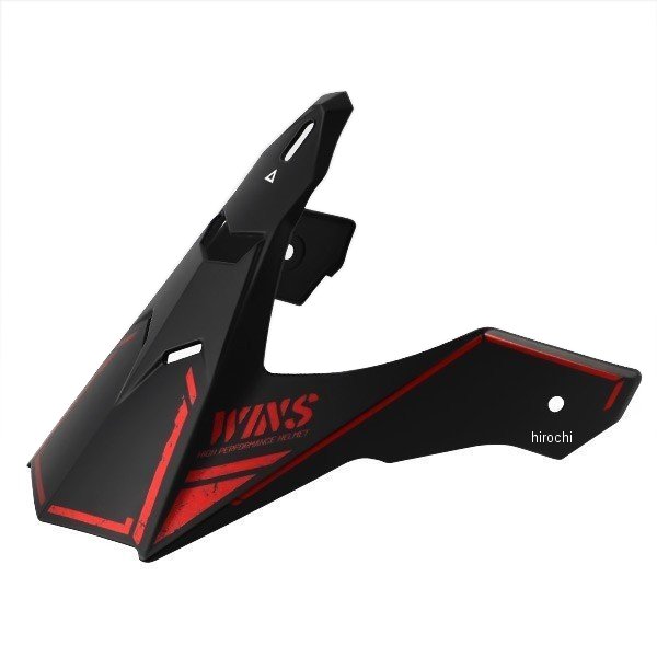 バイザーピーク X-ROAD Combat マットブラック/アイアンレッド