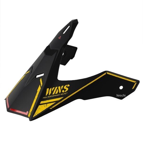 バイザーピーク X-ROAD Combat マットブラック/イエローレッド