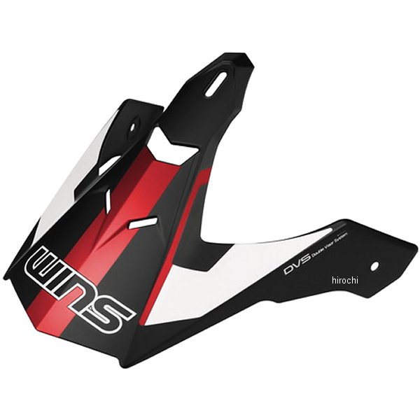 バイザー X-ROAD FREE RIDE マットホワイト/アイアンレッド