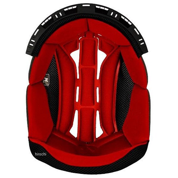 センターパッド A-FORCE RS/RS JET 6mm M/Sシェル用 赤