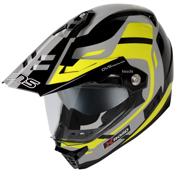 オフロードヘルメット X-ROAD 3 FREE RIDE G44 イエローグレー Lサイズ