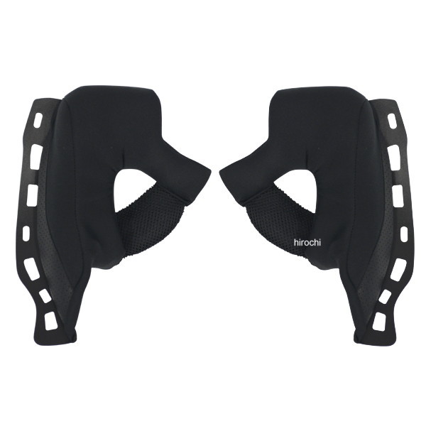 G-FORCE SSフルフェイス X-ROAD 共通チークパッド黒 20ｍｍ XL Ｒシェル M Sシェル