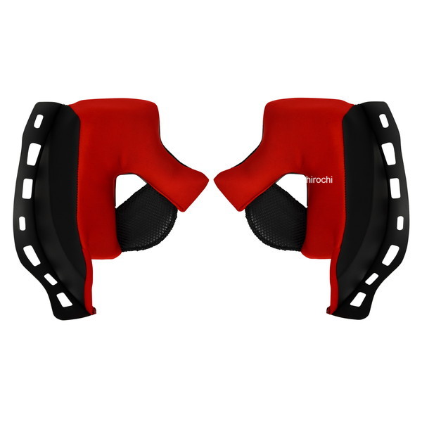 A-FORCE RS チークパッド 赤 10ｍｍ XXL Rシェル L Sシェル