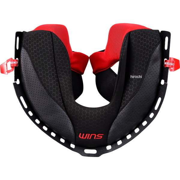 A-FORCE RS 12K 一体型チークパッド 赤 10ｍｍ XXL Rシェル L Sシェル