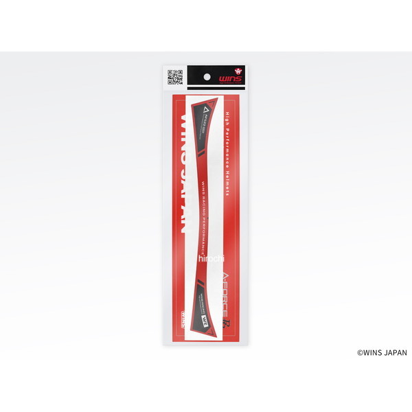 サンシェードステッカー 赤x黒