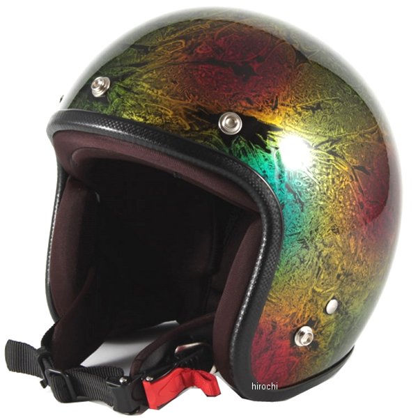 ナナニージャム  ジェットヘルメット カスタムペイントJAM RASH レインボー フリーサイズ(57-60cm未満)