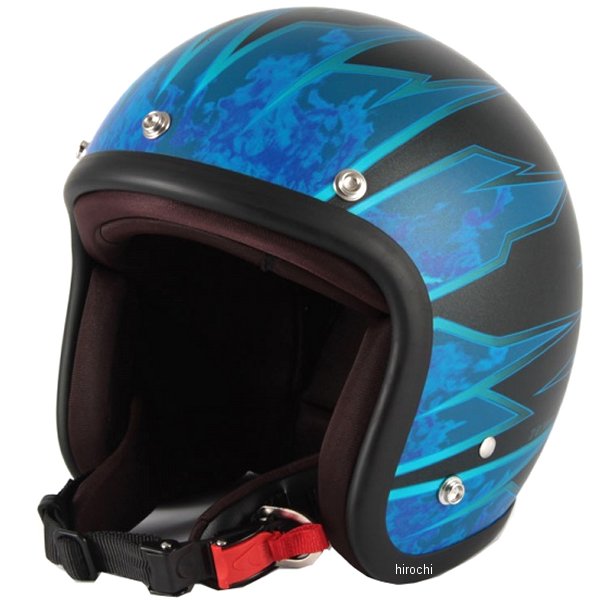 ナナニージャム  ジェットヘルメット STING マットブルー フリーサイズ(57-60cm未満)