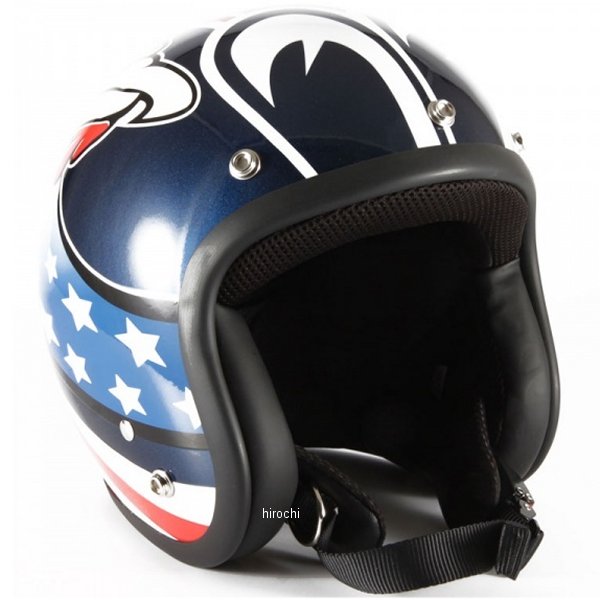 ナナニージャム  ジェットヘルメット SP-TADAO 忠魂 ネイビーベース グロス仕上げ XLサイズ(60-62cm未満)