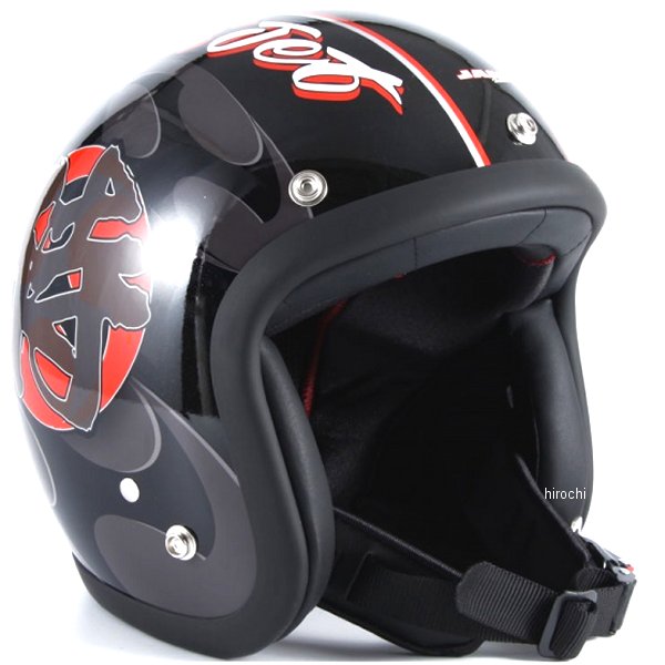 ナナニージャム  ジェットヘルメットSAMURAI マットブラック フリーサイズ(57-60cm未満)