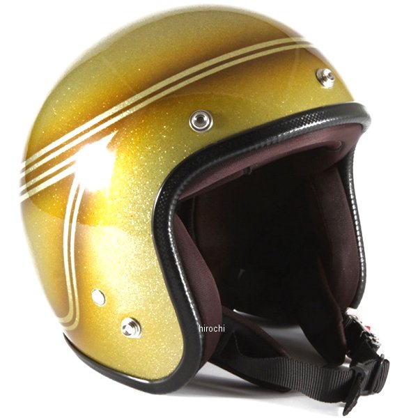 ナナニージャム  ジェットヘルメット SHINE GOLD ゴールド グロス仕上げ フリーサイズ(57-60cm未満)