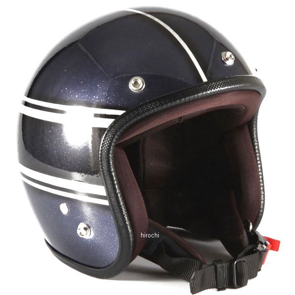 ナナニージャム  ジェットヘルメット JOHNNY DEEP ブラック フリーサイズ(57-60cm未満)