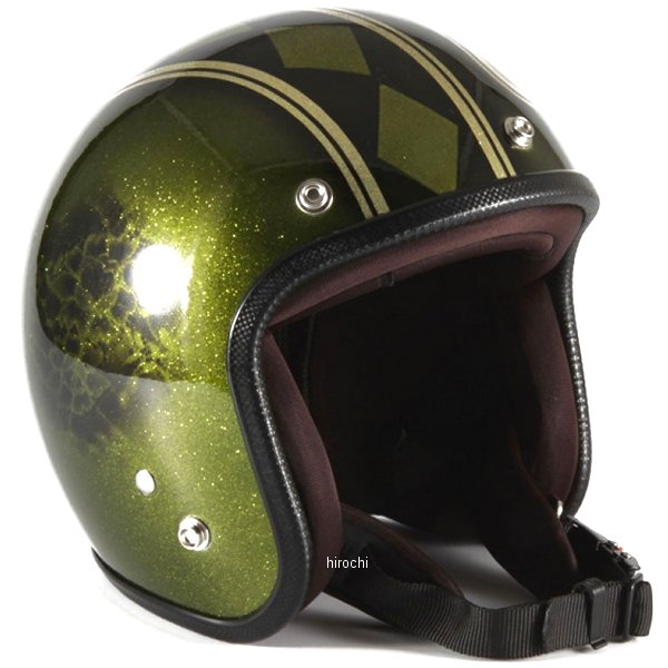 ナナニージャム  ジェットヘルメット JUGGLER G グリーン フリーサイズ(57-60cm未満)