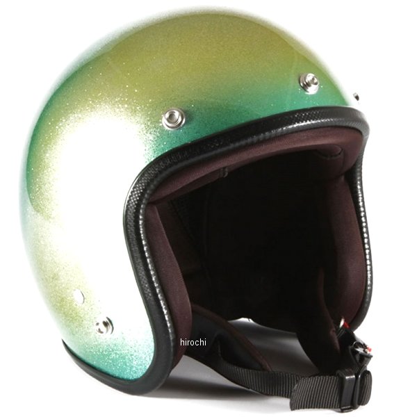 ナナニージャム  ジェットヘルメット SANTIAGO ゴールド グロス仕上げ フリーサイズ(57-60cm未満)