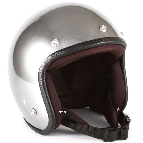 ナナニージャム  ジェットヘルメット IRON BALL シルバー グロス仕上げ フリーサイズ(57-60cm未満)