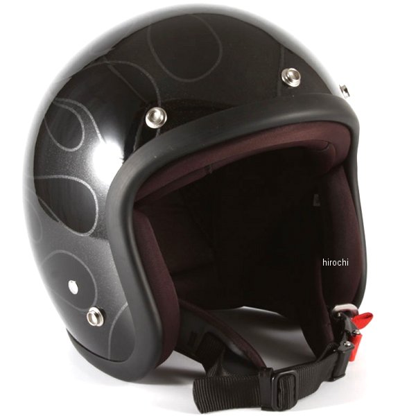 ナナニージャム  ジェットヘルメット STEALTH GLOSS ブラック グロス仕上げ フリーサイズ(57-60cm未満)