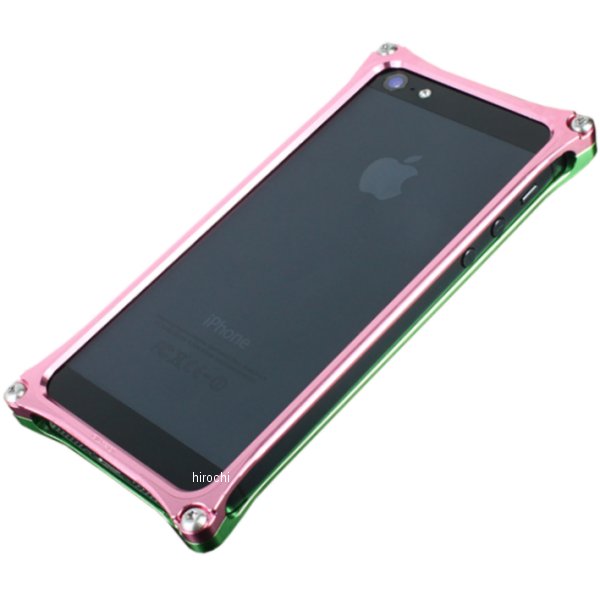 ソリッドバンパー for iPhoneSE/5s/5 エヴァンゲリオン MARI モデル ライトグリーン/ピンク