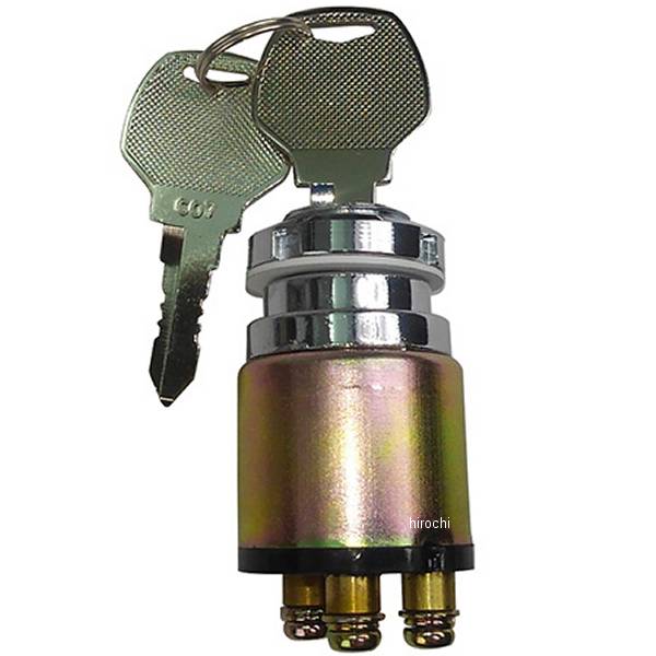 クロームイグニッションスイッチ 78年-93年 スポーツスター、FX、FXR 71425-77T