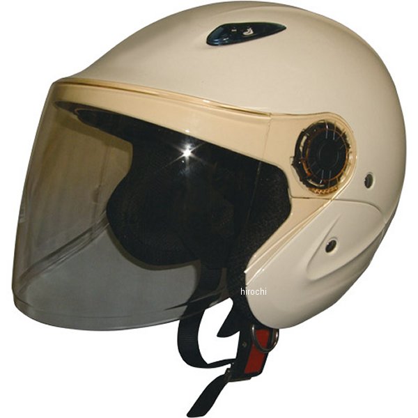 Moto Boite  セミジェットヘルメット アイボリー フリーサイズ(58-60cm未満)