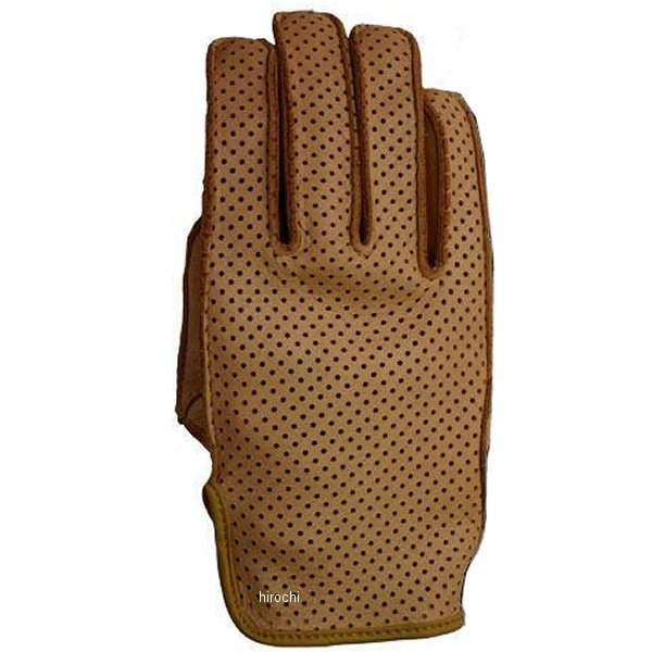 レザーグローブ メッシュ タン Lサイズ