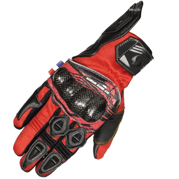 春夏モデル エヴォルツィオーネメッシュグローブ レディース 赤 WMサイズ