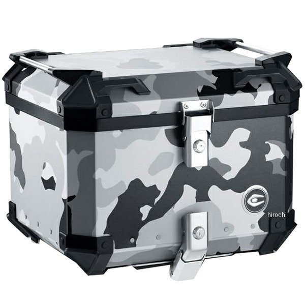 クーケース COOCASE Q1 アルミトップケース 45L カモブラックグレー
