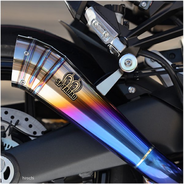 スリップオンマフラー パワーボックス ツーテール Ninja1000SX チタンブルー