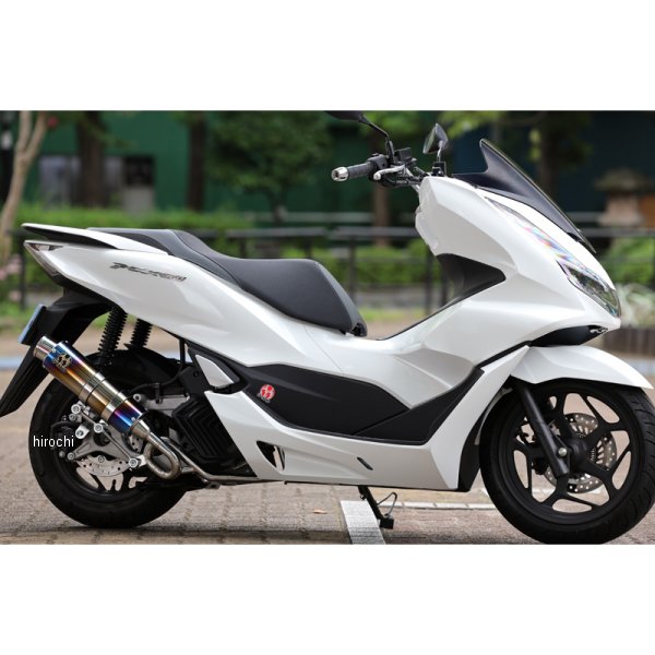 フルエキゾースト ピュアスポーツ S ゴールドエンブレム 21年以降 PCX160 チタンブルー