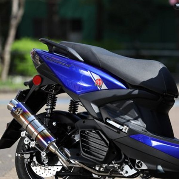 フルエキゾースト ピュアスポーツ S ゴールドエンブレム 21年以降 NMAX チタンブルー