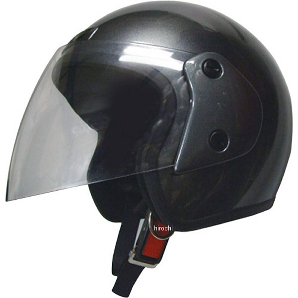 Moto Boite  オープンフェイスヘルメット ガンメタ フリーサイズ(58-60cm未満)