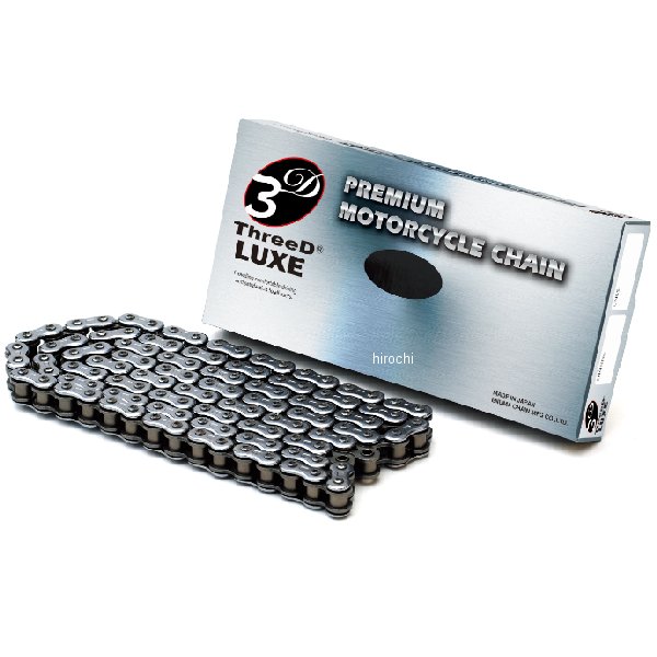 江沼チェーン ThreeD LUXEシリーズ 530L/3D 102L カシメジョイント シルバー