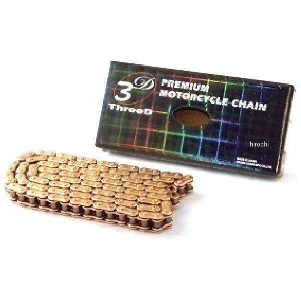 江沼チェーン ThreeD 525SPR 148L ゴールド