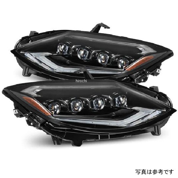 AlphaRex 国内正規品 NOVAシリーズLEDヘッドライト フェアレディZ RZ34 アルファブラック