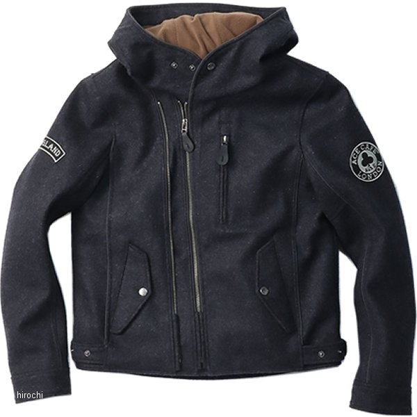 秋冬モデル メルトンW2フーデッドジャケット 黒 XLサイズ