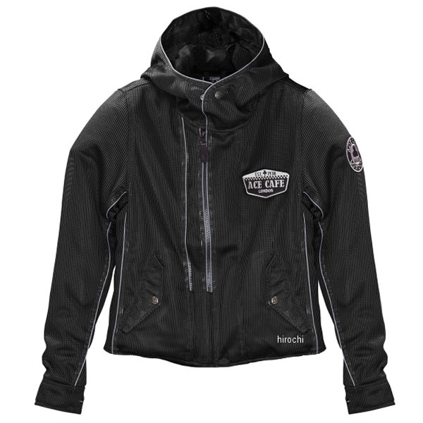 2025年春夏モデル W2 フーディーシースルーメッシュジャケット 黒 Sサイズ