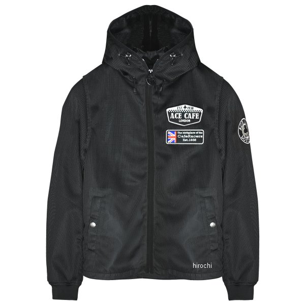 2025年春夏モデル シースルーメッシュジャケット 黒 Mサイズ