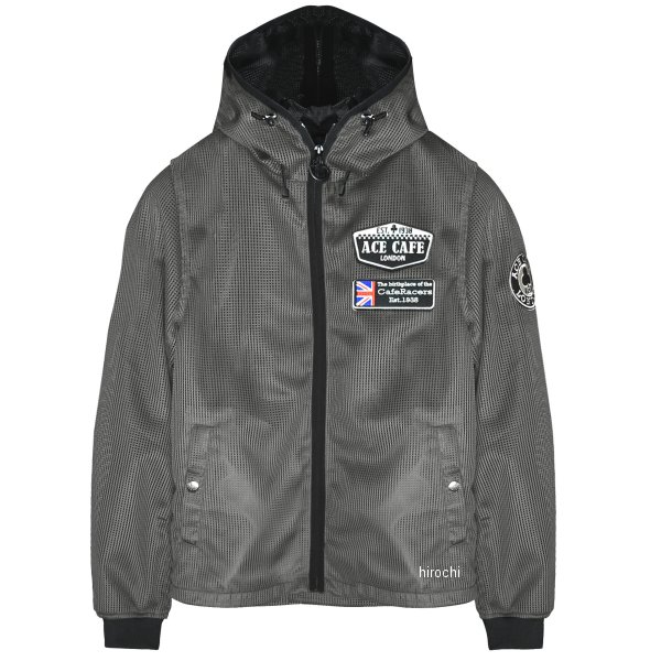 2025年春夏モデル シースルーメッシュジャケット チャコール Sサイズ